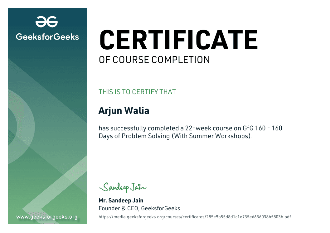 GEEKSFORGEEKS